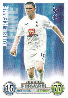 Robbie Keane Tottenham Hotspur 2007/08 Topps Match Attax #288